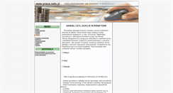 Desktop Screenshot of handel.praca.nets.pl